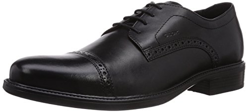 Geox UOMO CARNABY B, Herren Brogue Schnürhalbschuhe